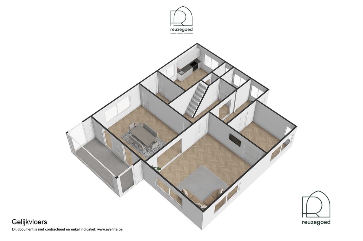 Groot te renoveren ingenieurswoning met veel karakter