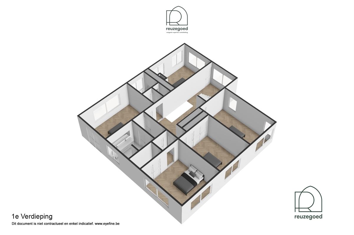 Groot te renoveren ingenieurswoning met veel karakter