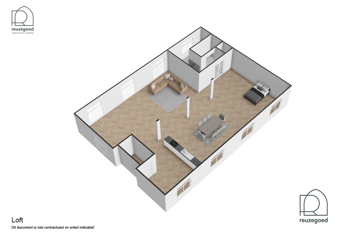 Unieke loft in Mechelen wonen in de iconische Usine à Vapeur