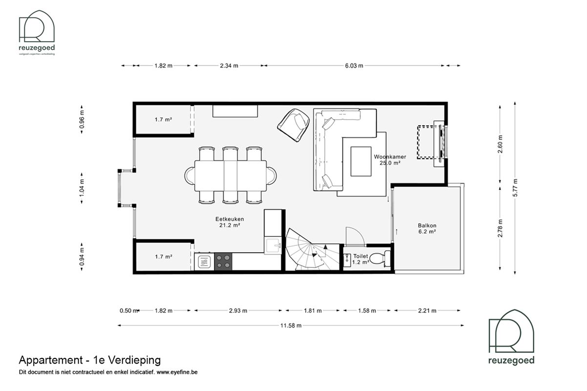 Parel van een triplex (2-3 slaapkamers) in hartje Mechelen!