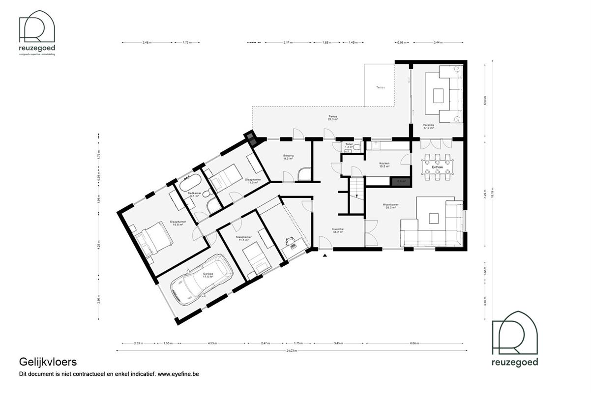 Gelijkvloerse villa te koop in Hombeek - rust, ruimte en potentieel