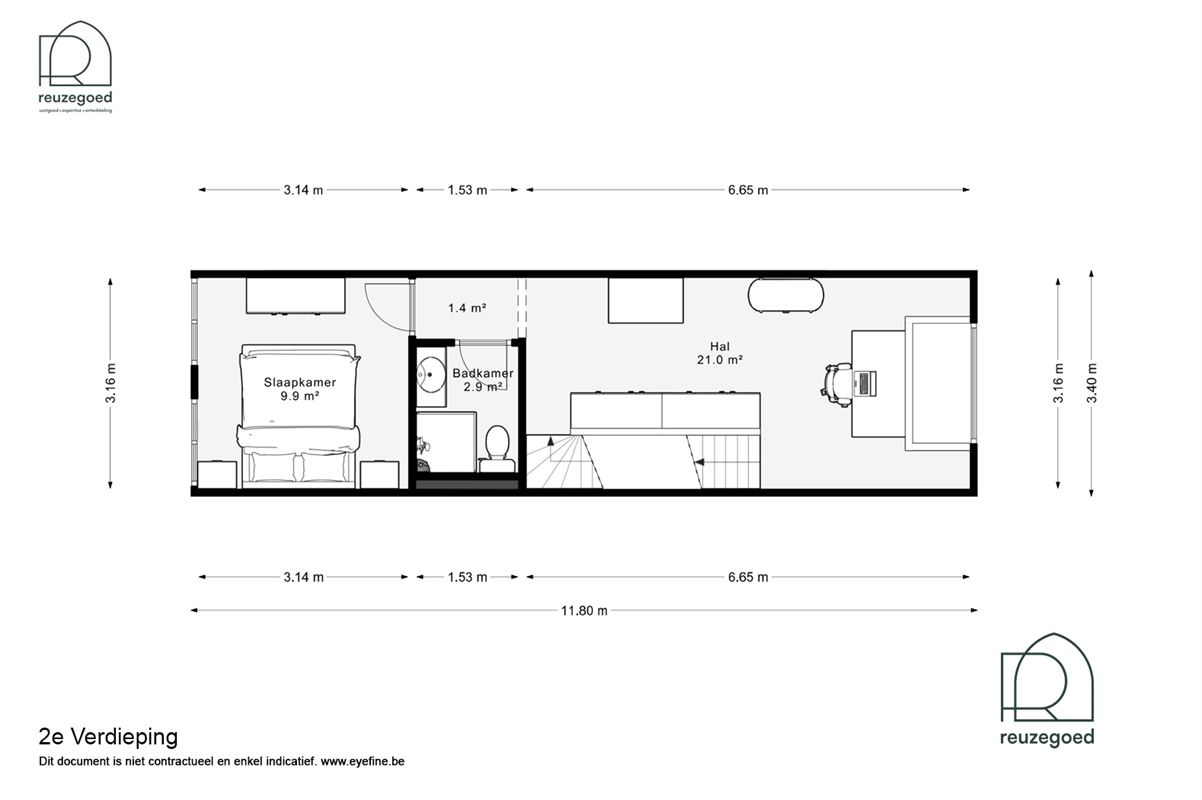 Instapklare stadswoning met garage en 3 slaapkamers op een toplocatie in Mechelen