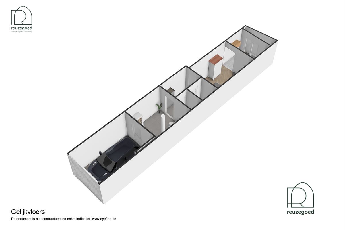 Instapklare stadswoning met garage en 3 slaapkamers op een toplocatie in Mechelen