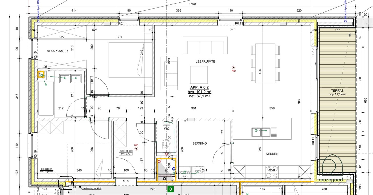 Ruim gelijkvloers appartement met grote tuin en terras in Putte