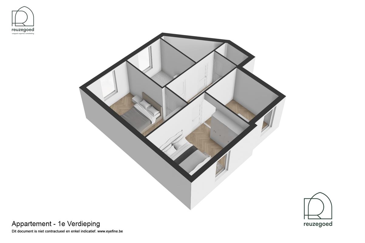 Duplex appartement te koop in centrum Bonheiden - 2 ruime slaapkamers - instapklaar en luxueus afgewerkt