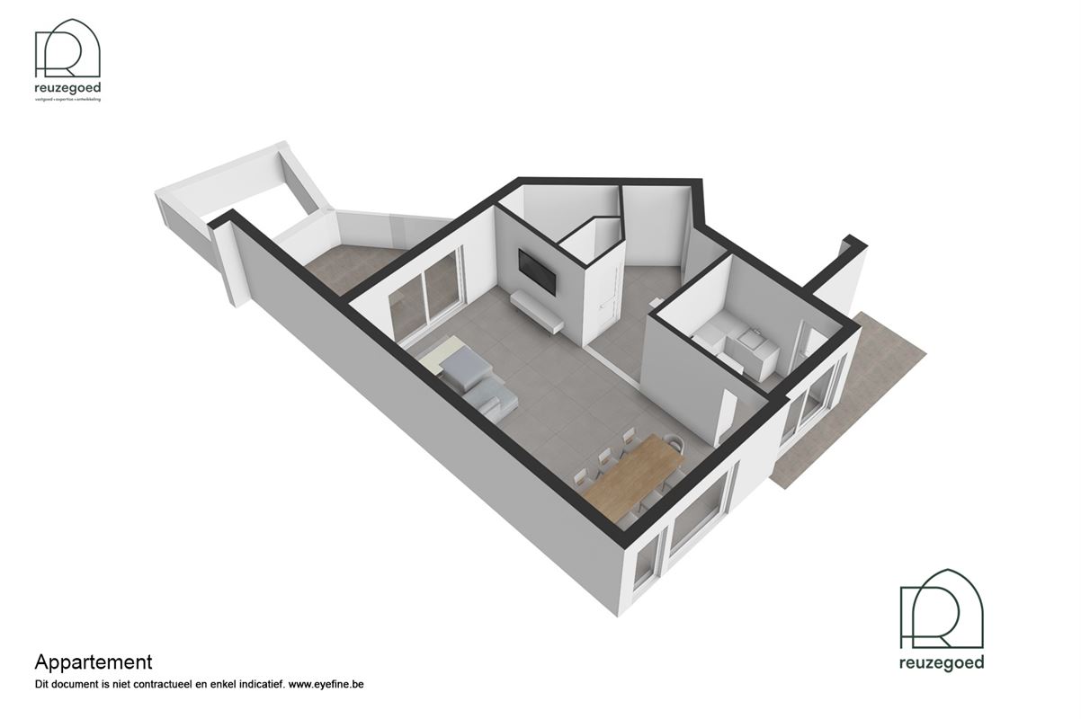 Duplex appartement te koop in centrum Bonheiden - 2 ruime slaapkamers - instapklaar en luxueus afgewerkt