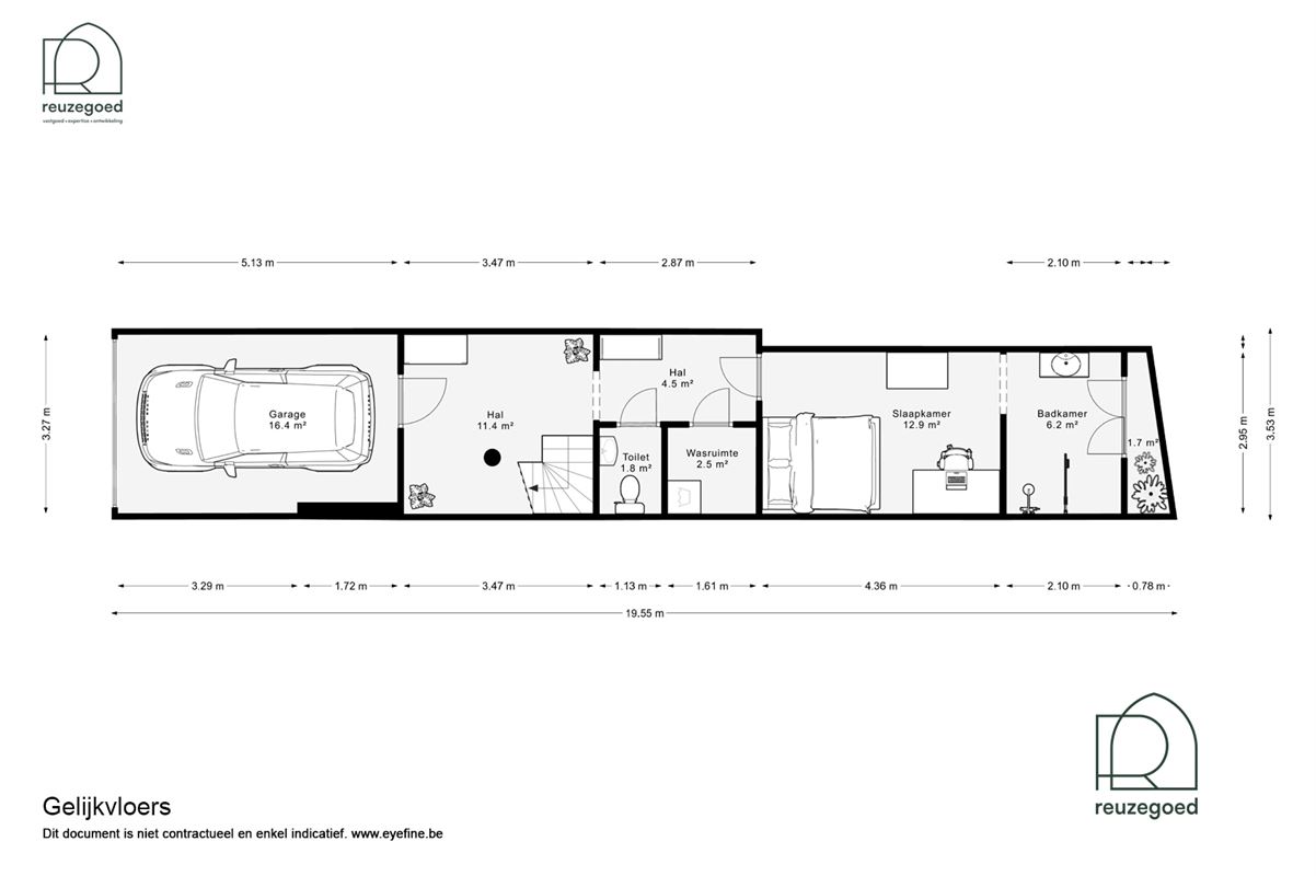 Instapklare stadswoning met garage en 3 slaapkamers op een toplocatie in Mechelen
