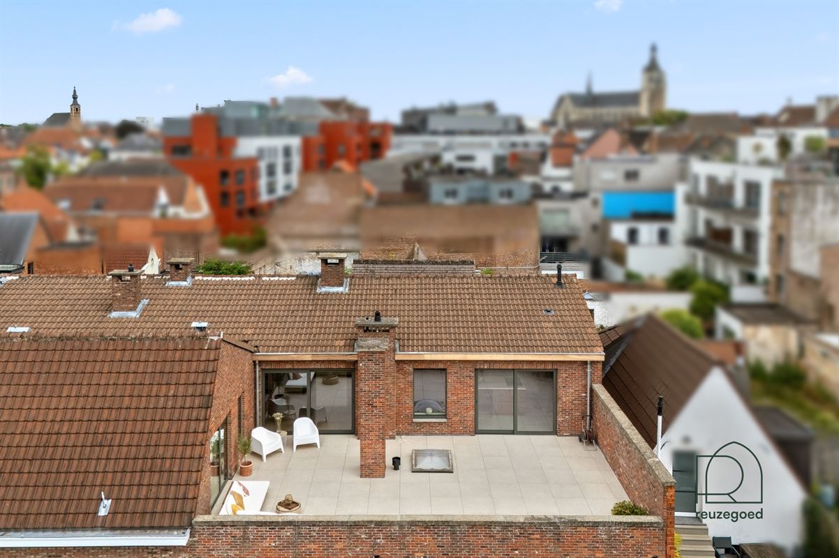 Uniek gerenoveerde penthouse (3 slaapkamers) met riant terras en prachtig zicht over Mechelen
