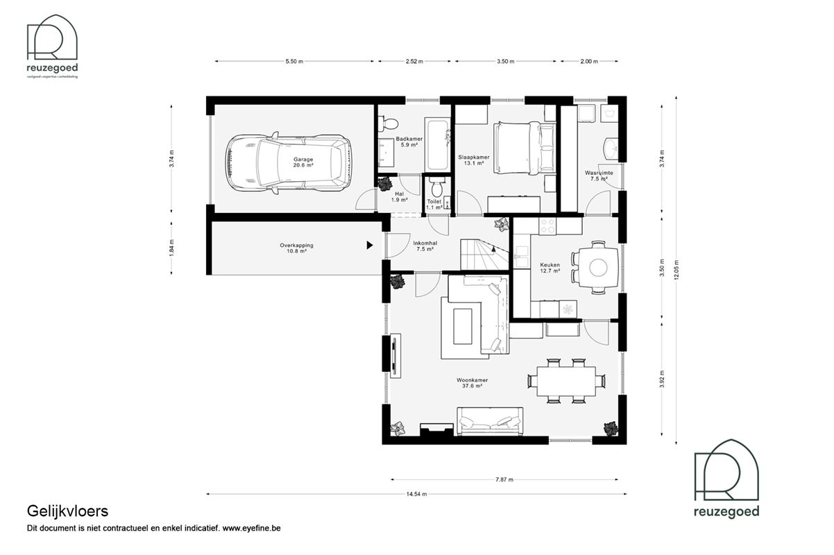 Woning met 4 slaapkamers in een groene villawijk in Bonheiden
