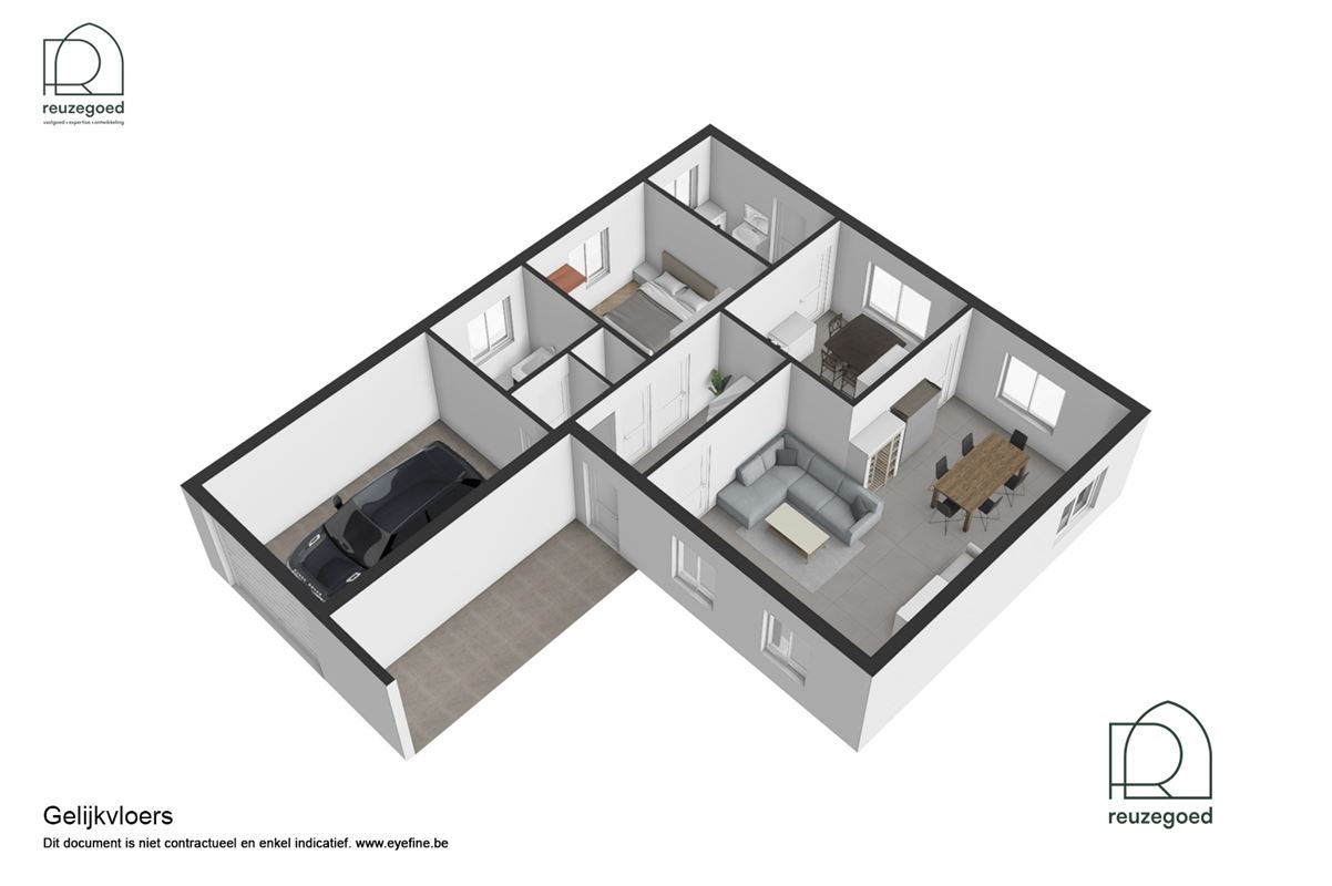 Woning met 4 slaapkamers in een groene villawijk in Bonheiden