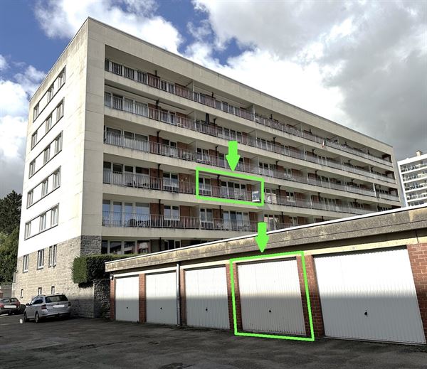 Bel appartement deux chambres AVEC GARAGE 