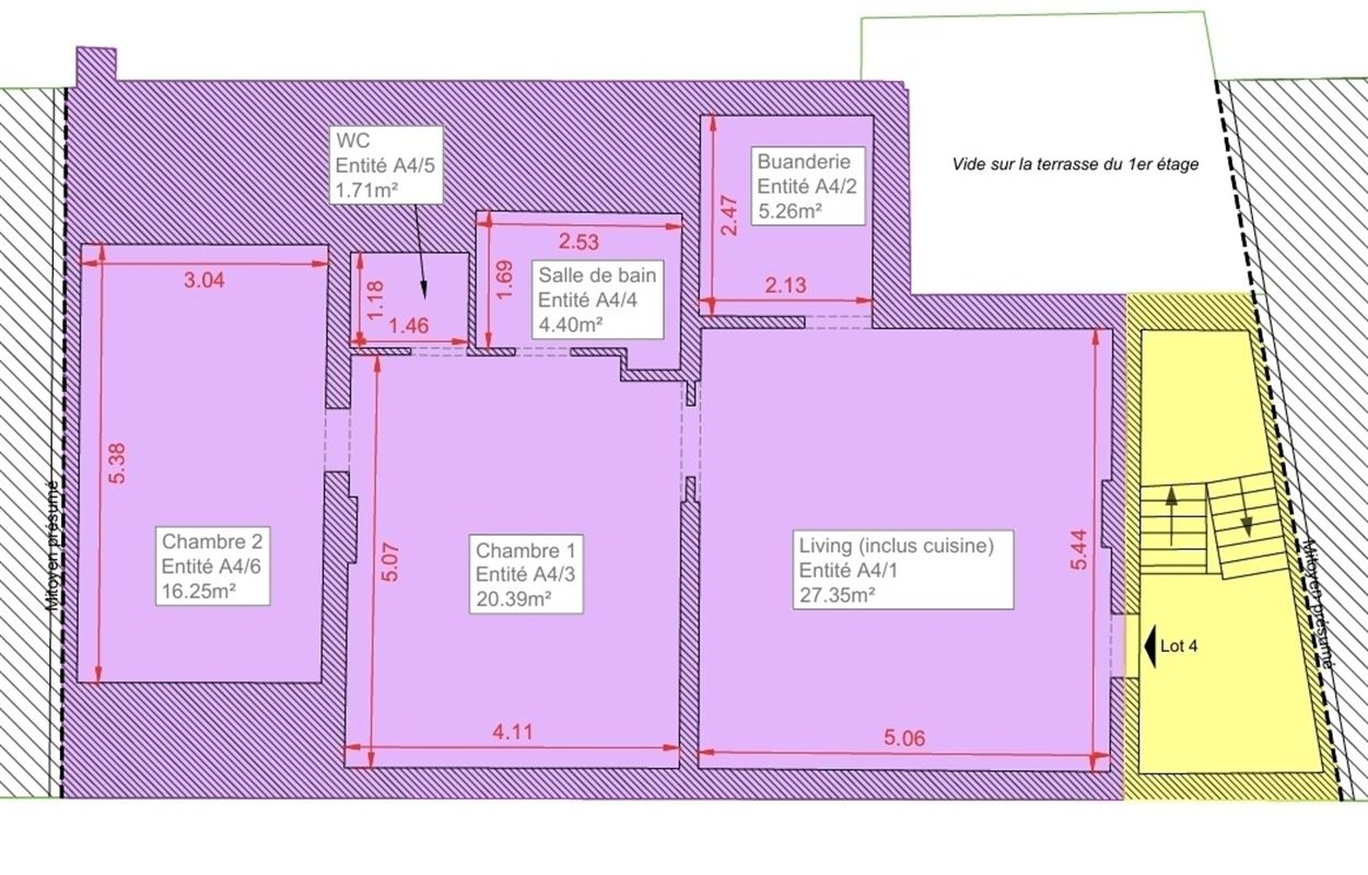 Bel ppartement deux chambres