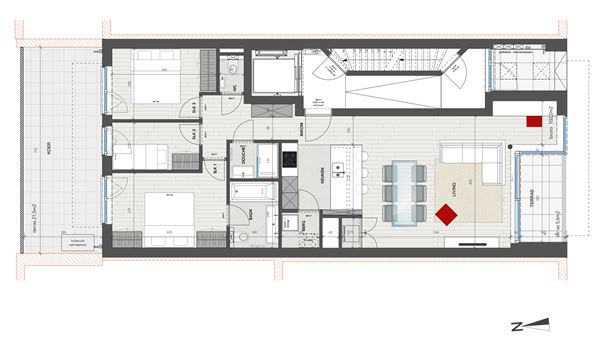 Schitterend gelijkvloers appartement: 3 slaapkamers, toplocatie Knokke