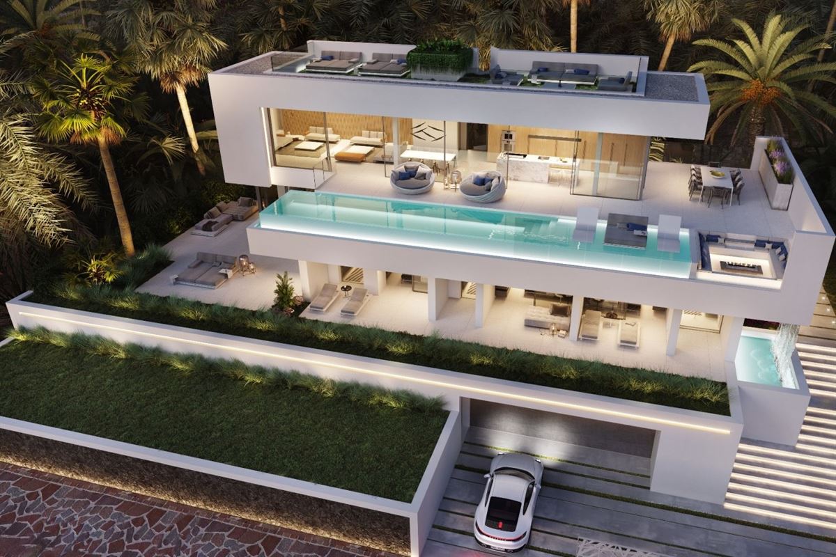 Unieke luxe villa met panoramisch uitzicht in Abama Resort