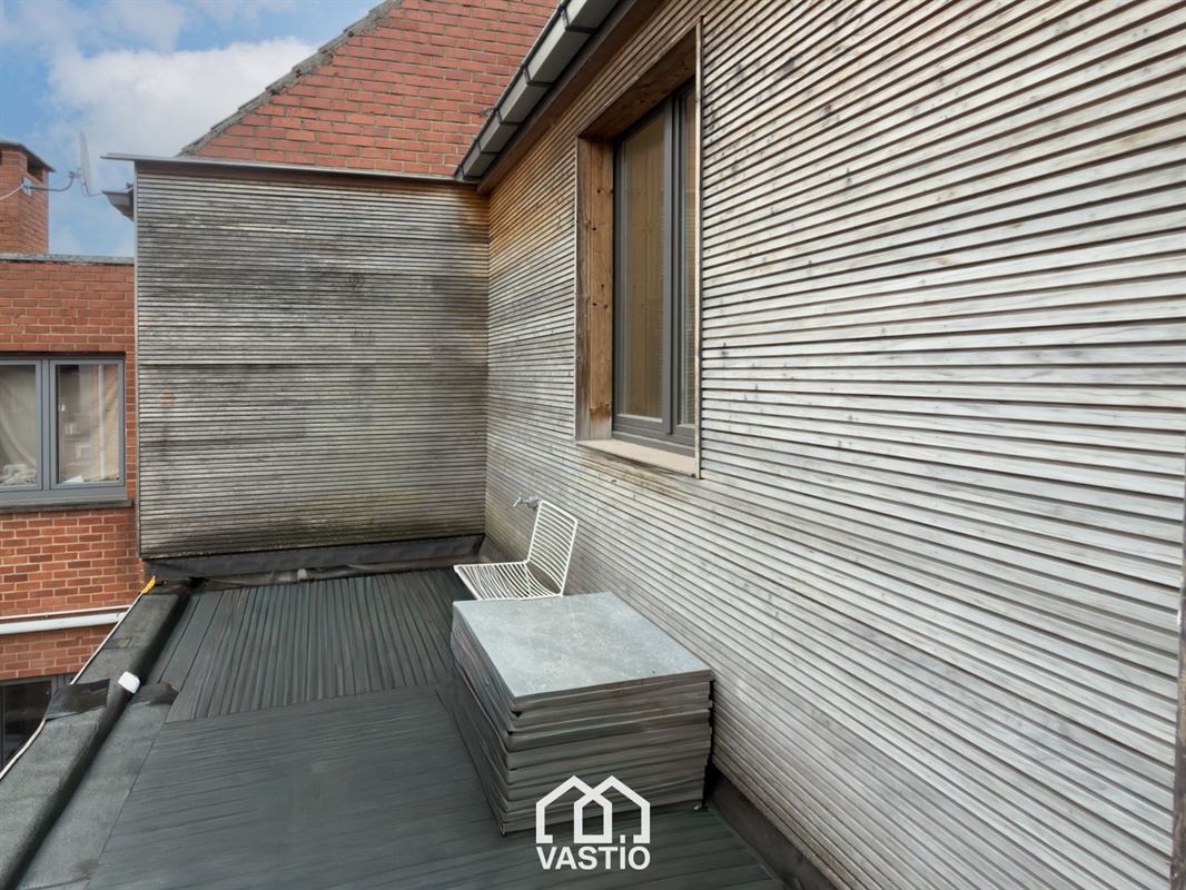 Duplex in hartje Zottegem met terras en 2 slpks