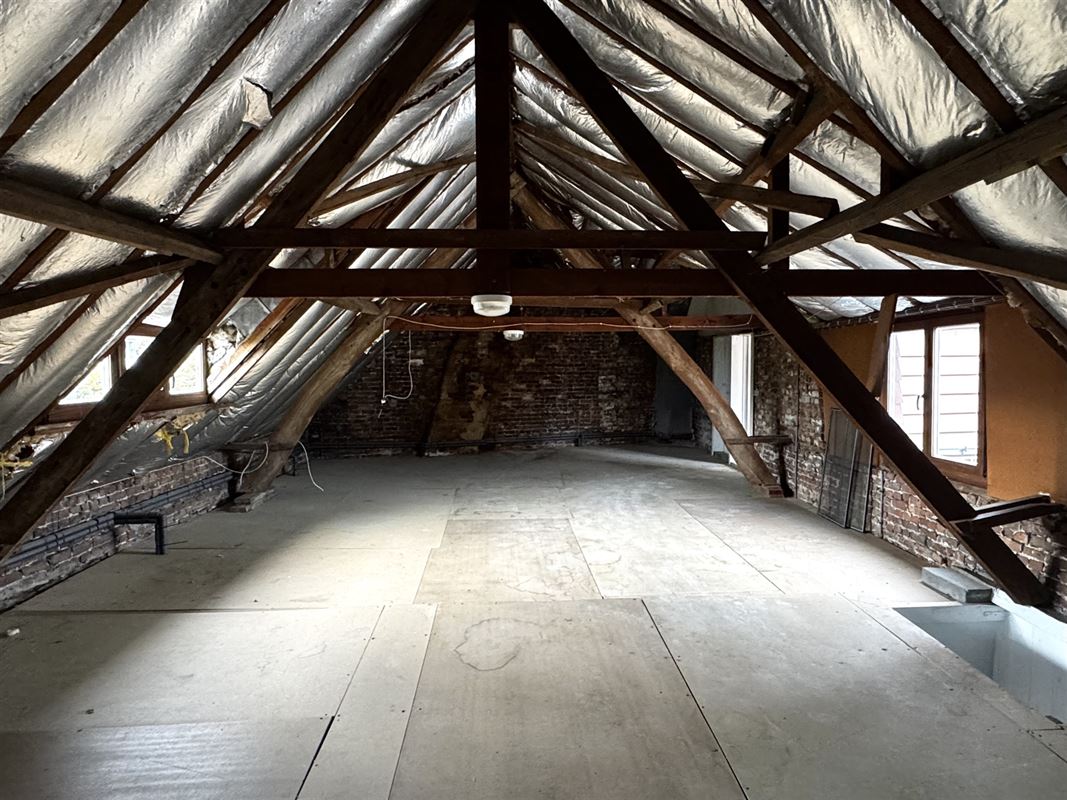 Ruim eigendom met woning, atelier en tuin.