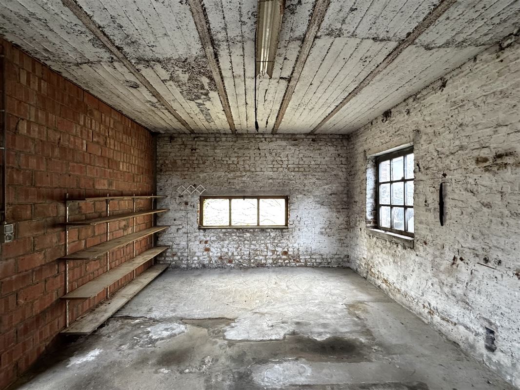 Ruim eigendom met woning, atelier en tuin.