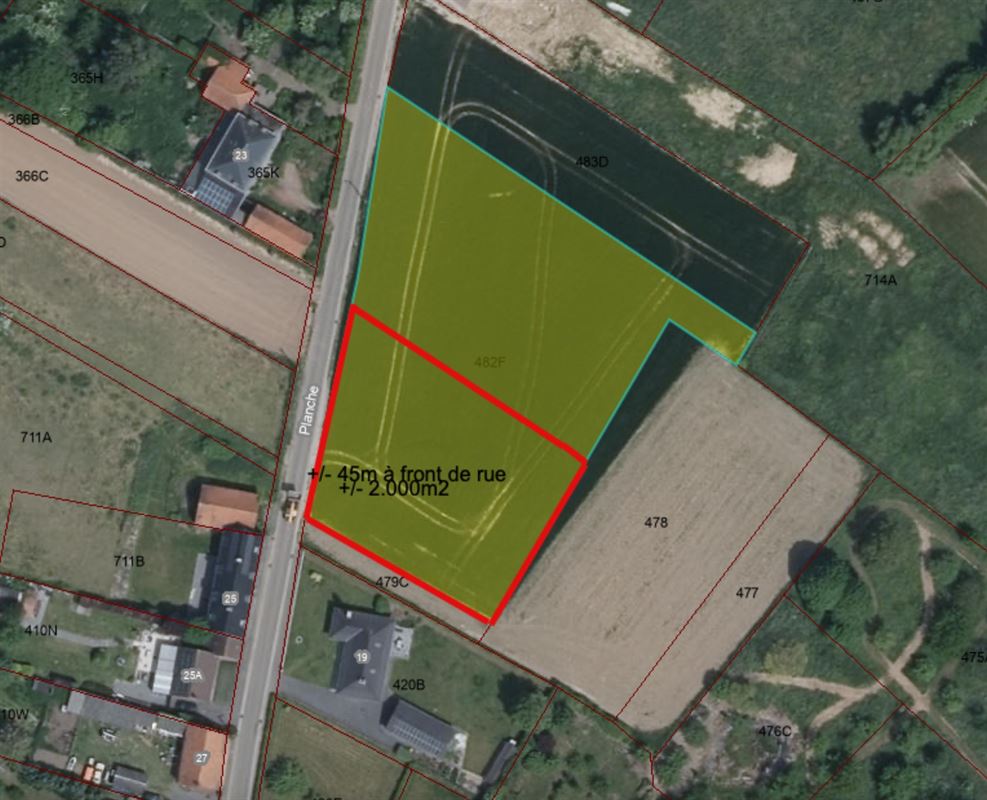 MOOI BOUWGROND van +/- 2.000m2! Ideaal gelegen!!