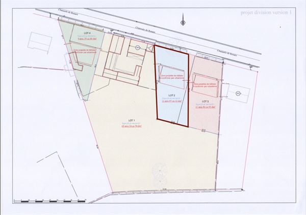 Terrain à bâtir de 1.186m2.