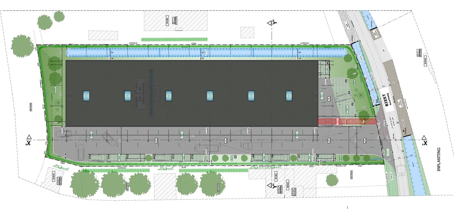 Nieuwbouw magazijnen te koop in Ronse - Bedrijvenpark Biest