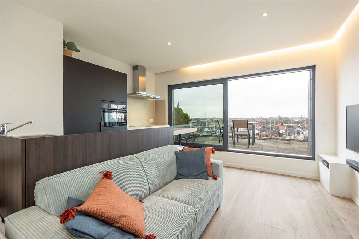 Lichtrijke penthouse studio met panoramisch uitzicht
