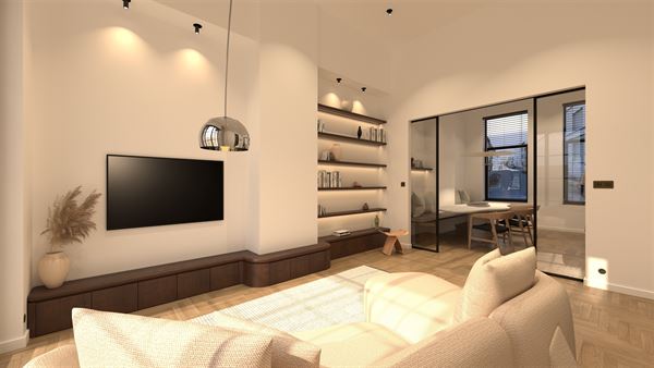 Energetisch gerenoveerd gelijkvloers appartement met stadstuin