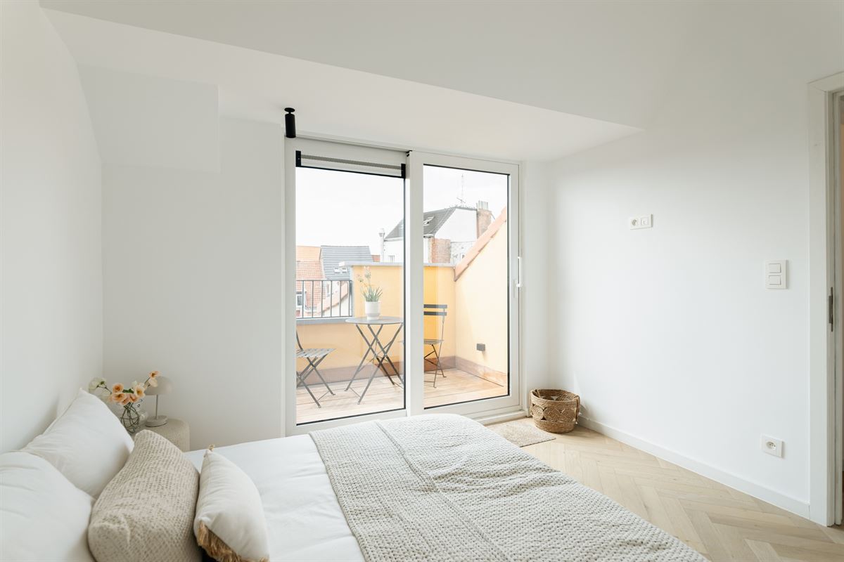 Gerenoveerd dakappartement met zonnig terras