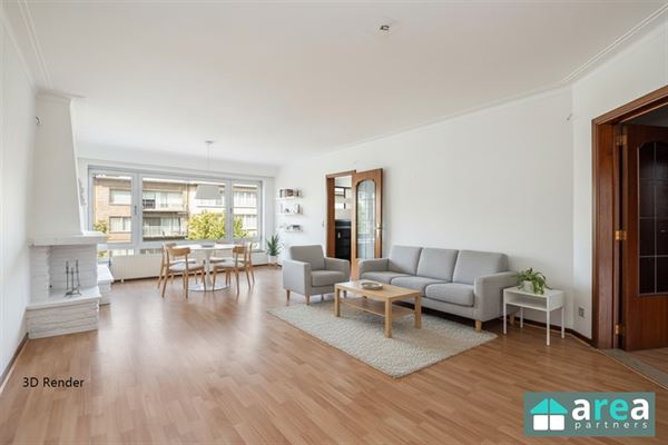 Ruim appartement met 3 kamers en terras op toplocatie!