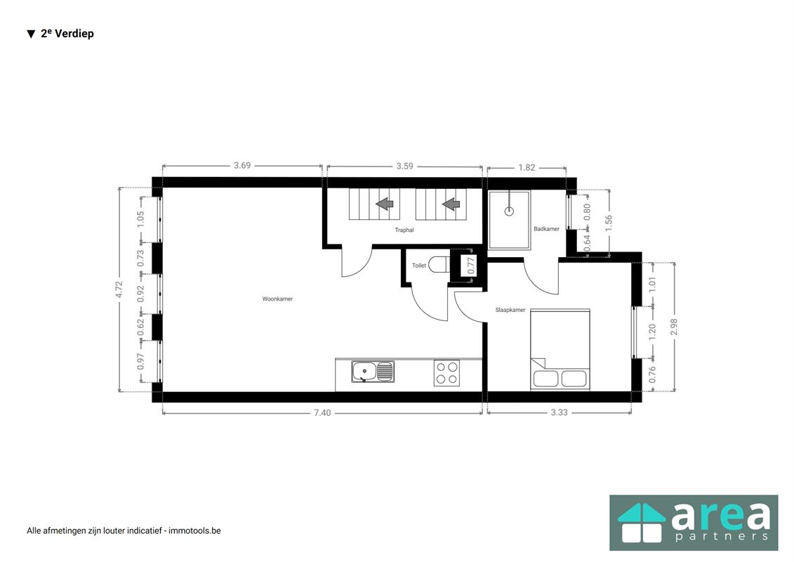 Opbrengsteigendom bestaande uit 4 units!
