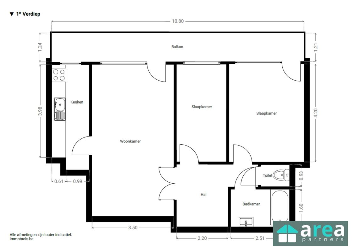 2 slpk appartement over het Rivierenhof!