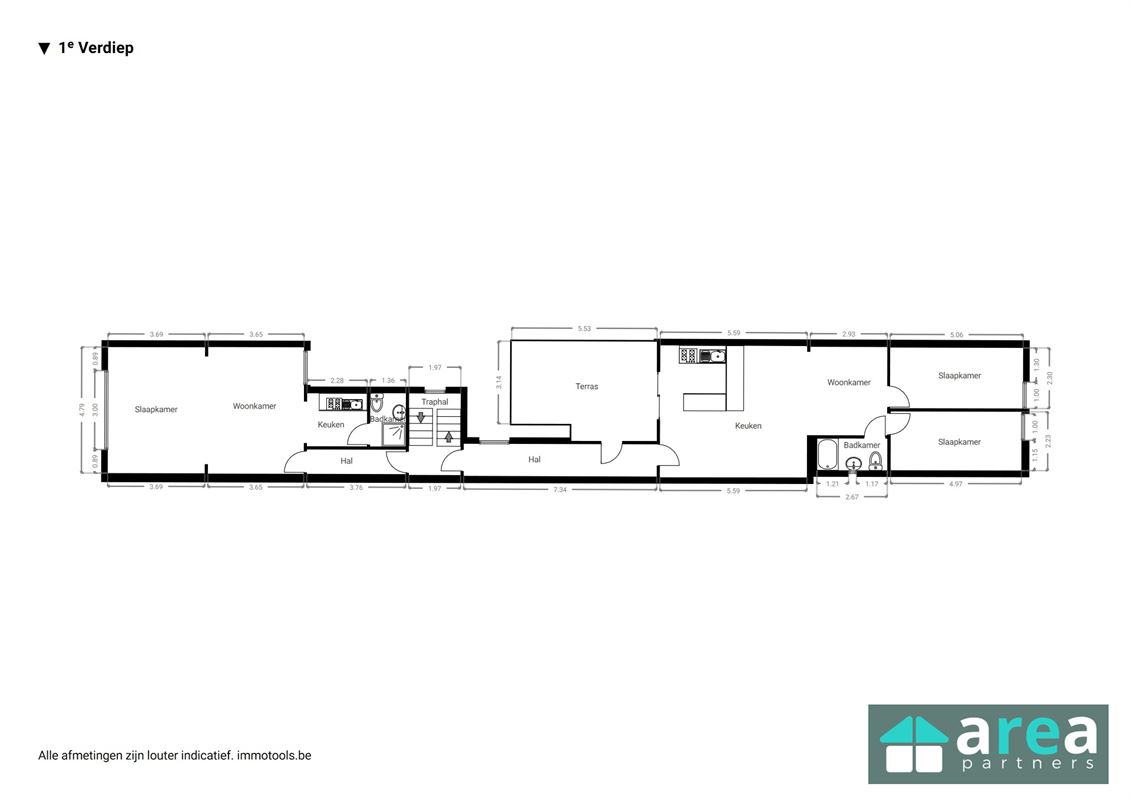 Ruime opbrengsteigendom bestaande uit 5units op centrale locatie!