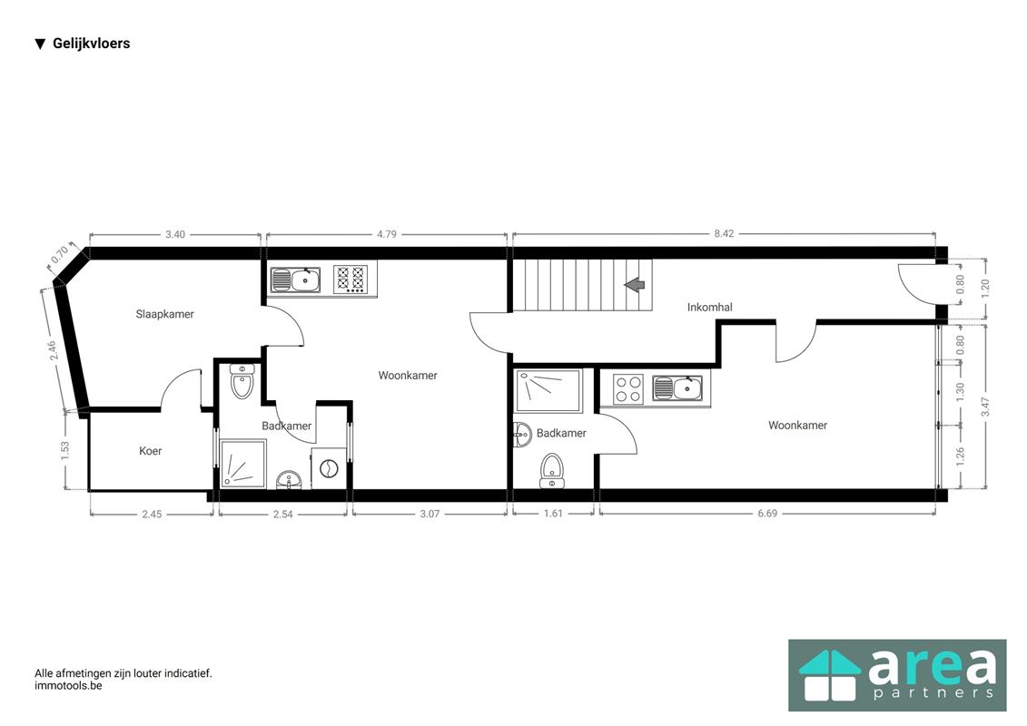 Opbrengsthuis bestaande uit 4 units met toprendement!
