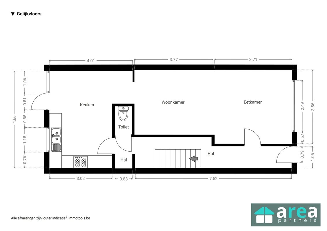 Ruime gezinswoning met 3 slaapkamers en stadstuin!