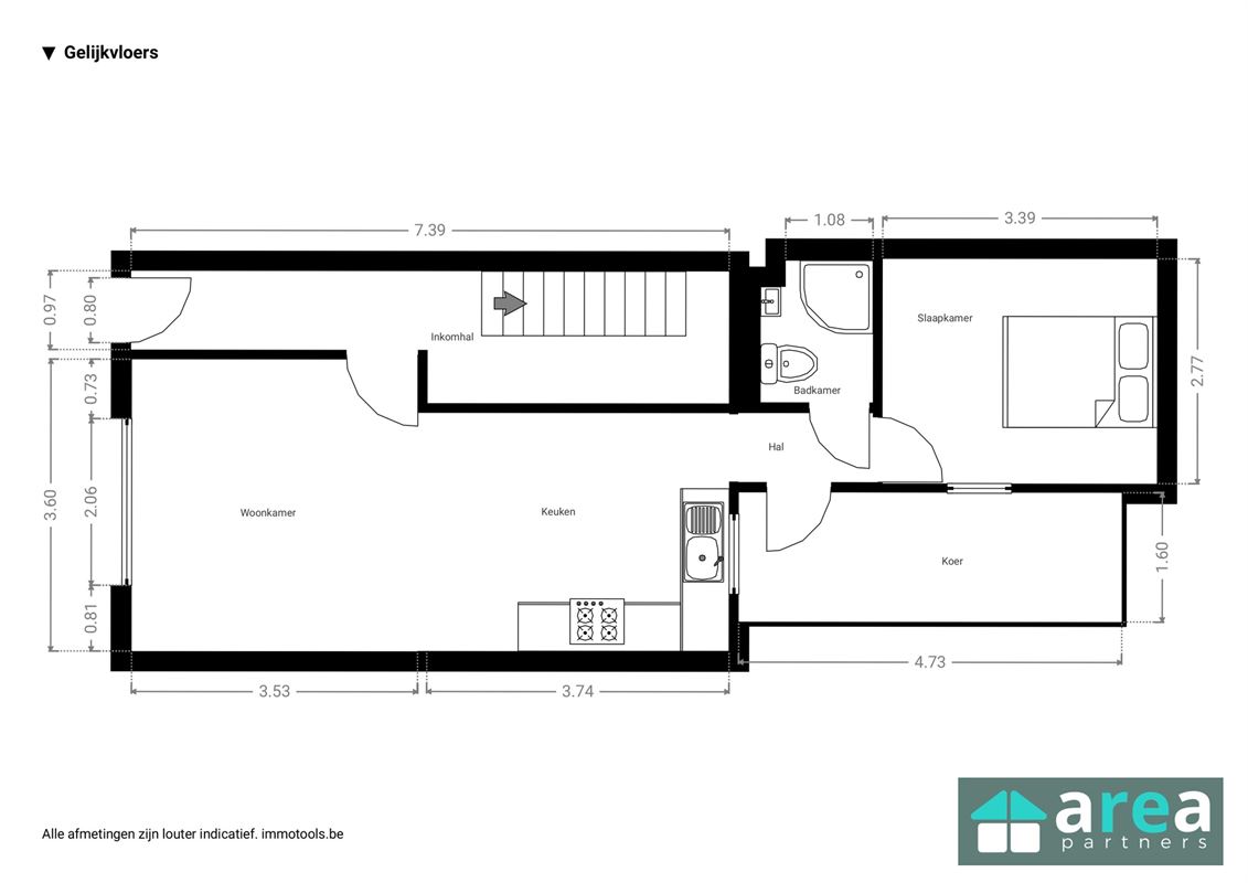 Interessante eigendom bestaande uit 3 units + achterhuis + magazijn!