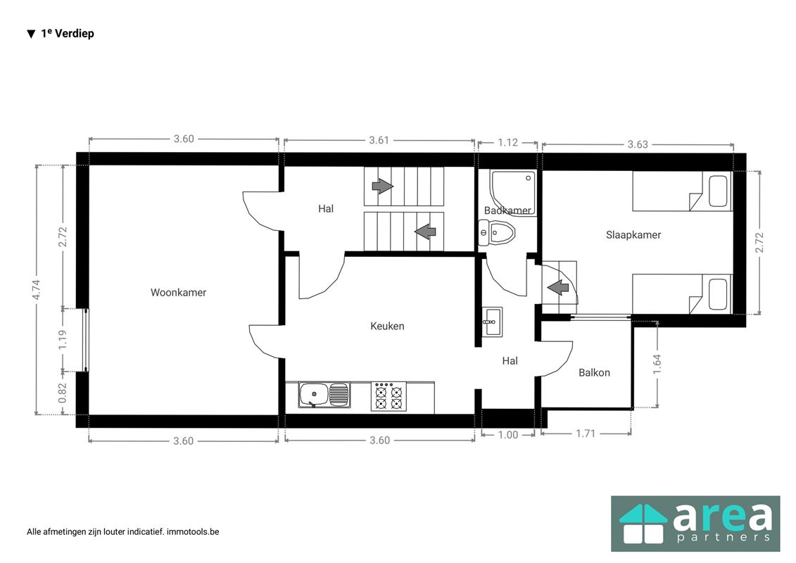 Interessante eigendom bestaande uit 3 units + achterhuis + magazijn!