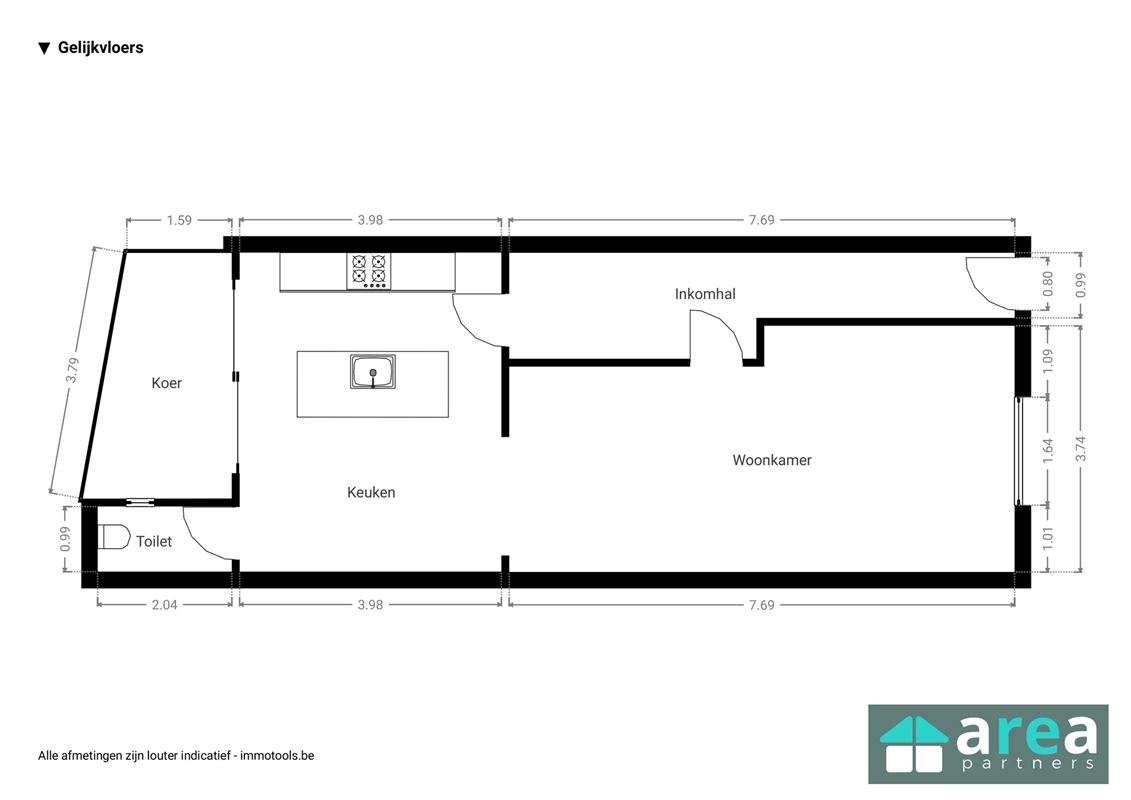 Energiezuinige en instapklare woning met 3 slpk en koer!