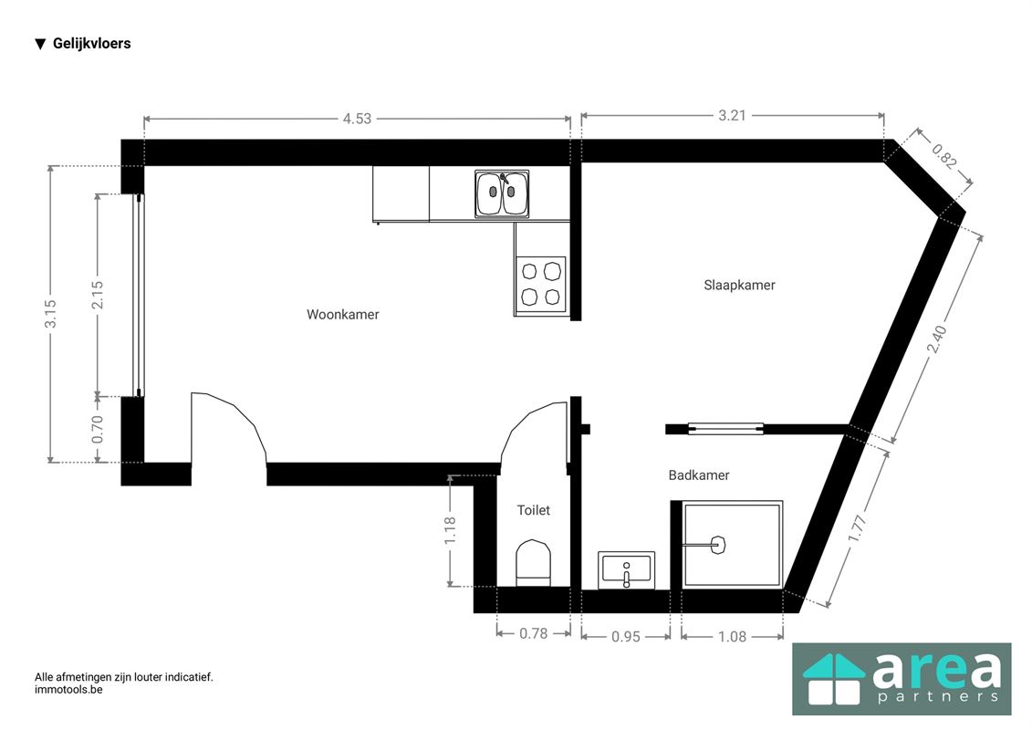 Opbrengsthuis bestaande uit 3 units met aparte slpk!