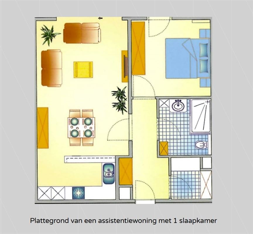 Ruime en net appartement met rendement