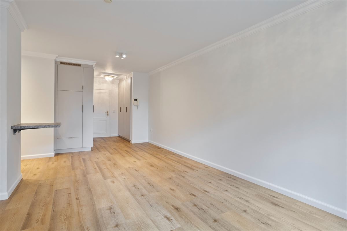 Gelijkvloerse vernieuwde assistentieflat met terras op exclusief 17de eeuws kasteeldomein in het pittoreske Brugge