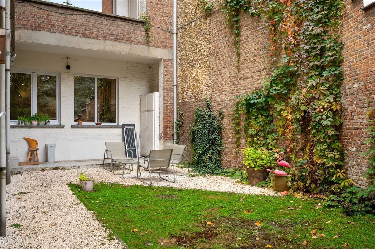 Gelijkvloers appartement met tuin
