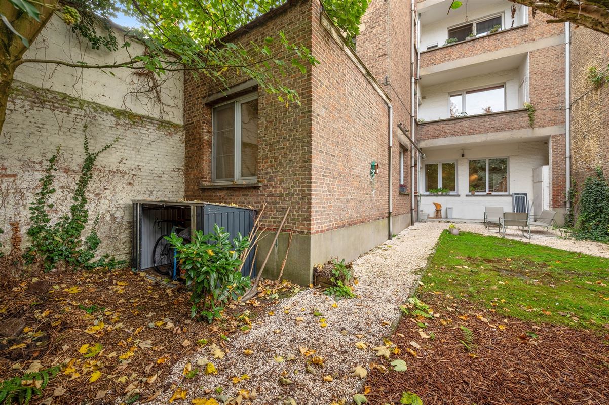 Gelijkvloers appartement met tuin