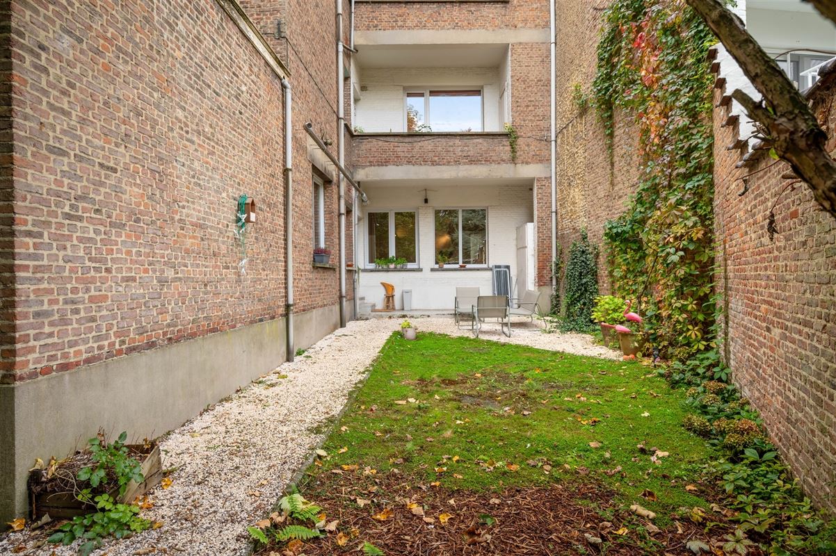Gelijkvloers appartement met tuin