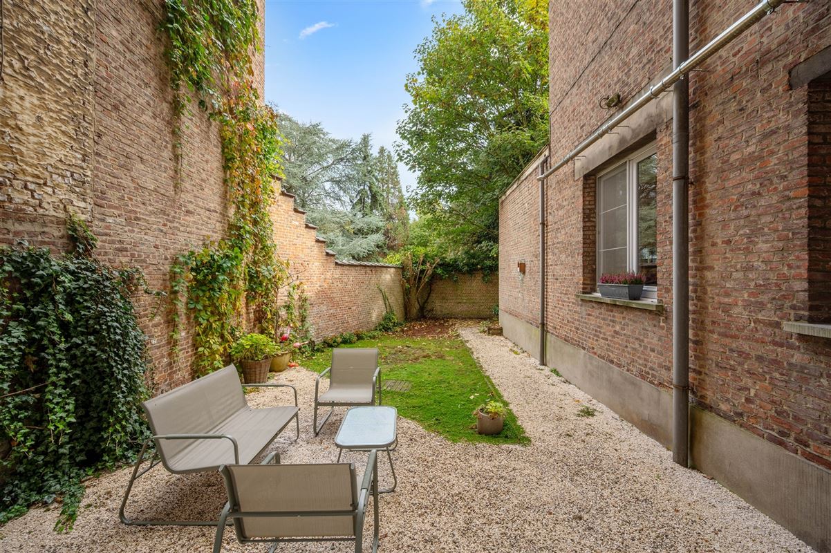 Gelijkvloers appartement met tuin