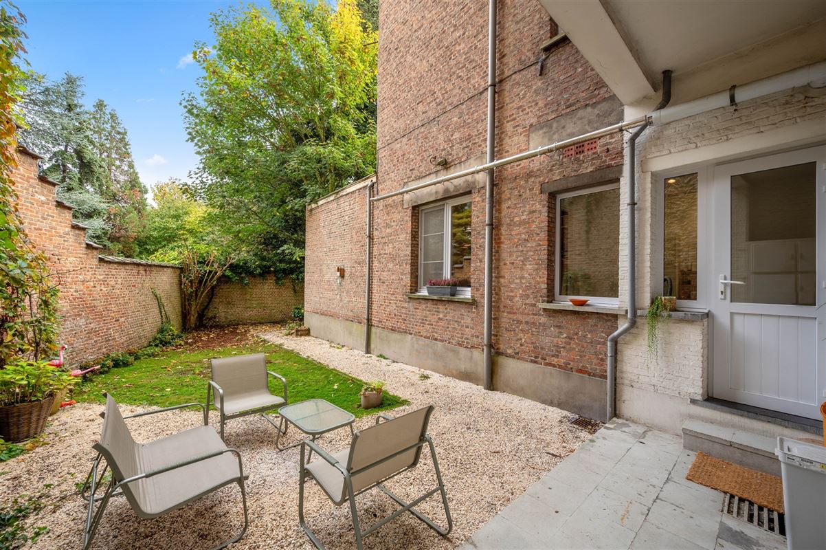 Gelijkvloers appartement met tuin