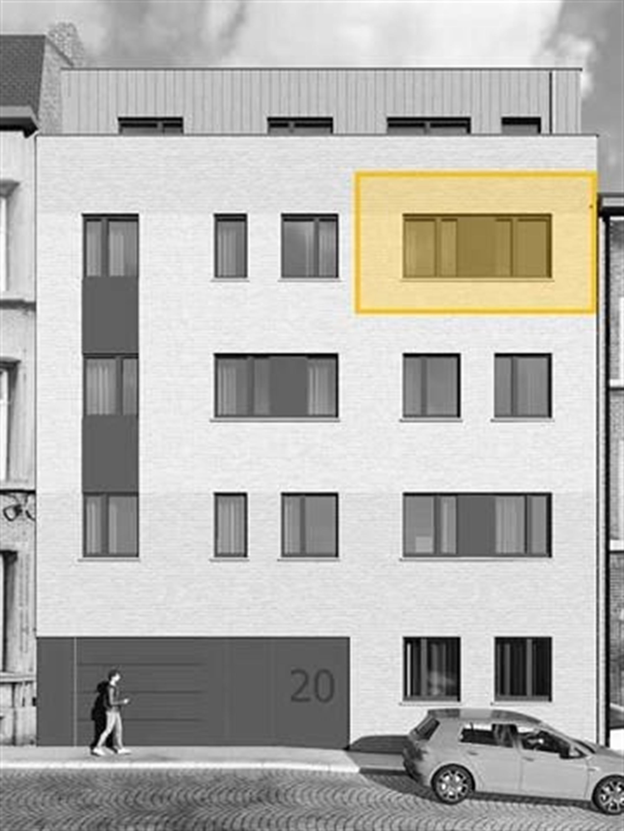 Appartement 1 chambre au 3°étage.