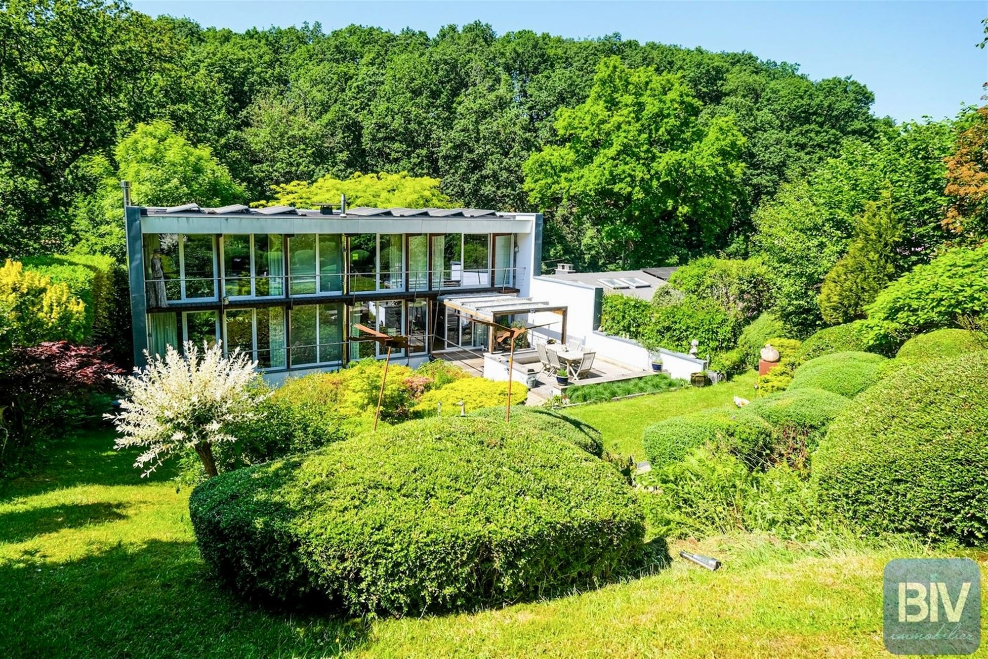 A Embourg, une maison d'architecte dans un écrin de verdure