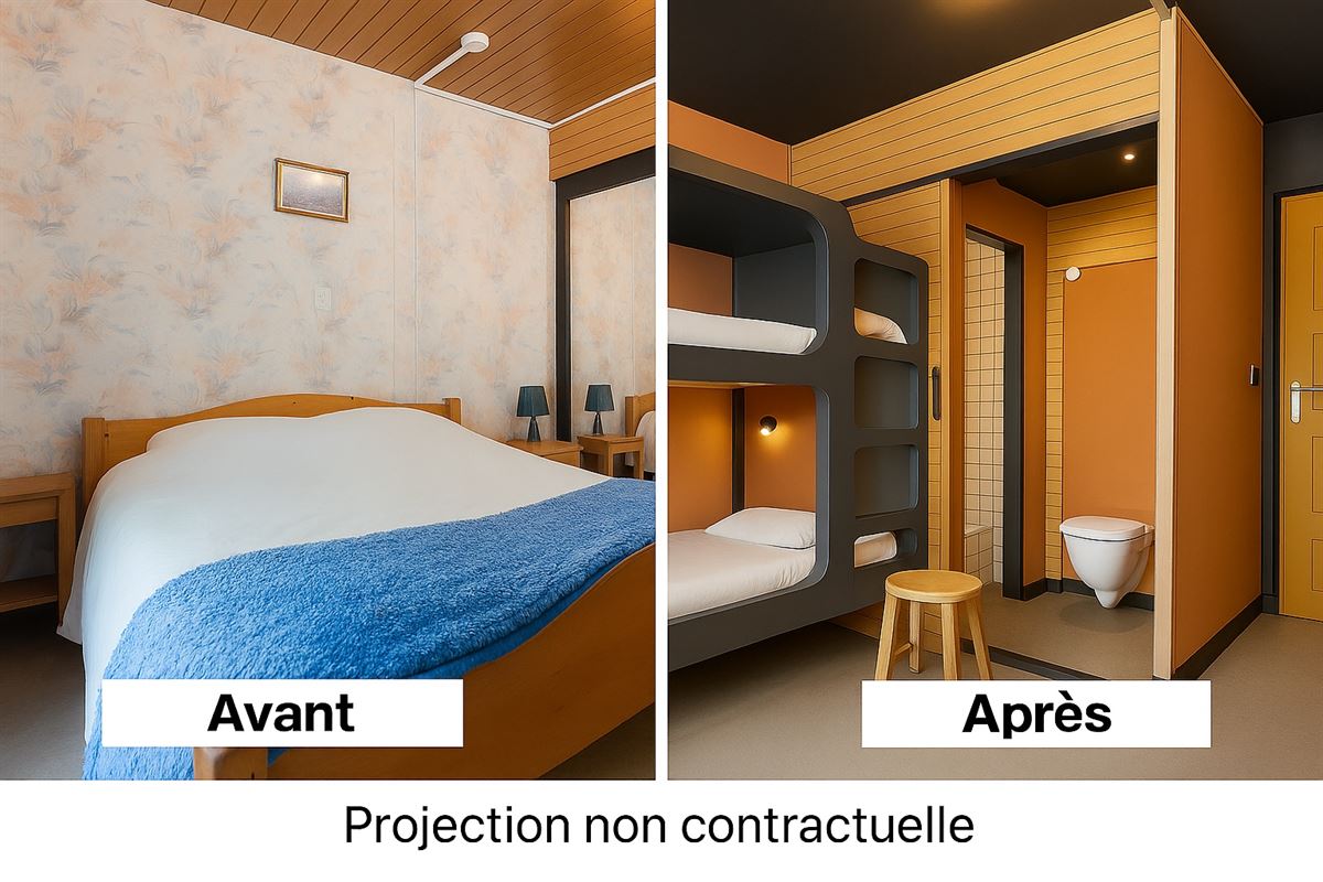 Transformation d'une chambre moderne