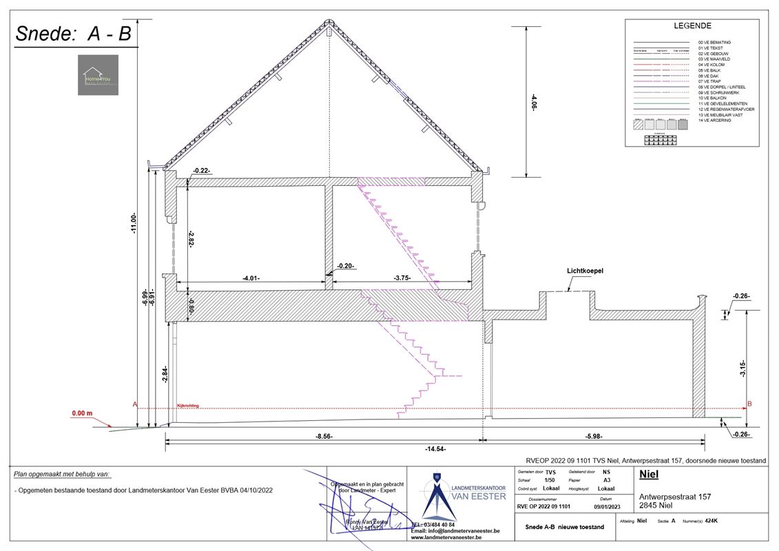 Handelspand met garage en privatieve tuin