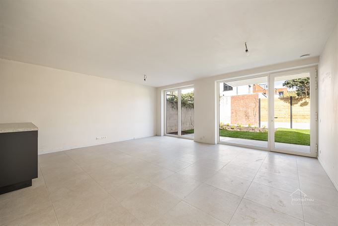 Nieuwbouw gelijkvloers appartement met aangename tuin