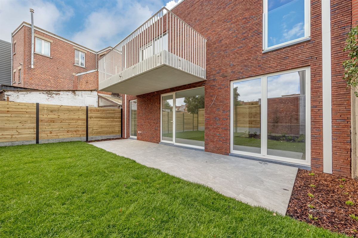 Nieuwbouw gelijkvloers appartement met aangename tuin